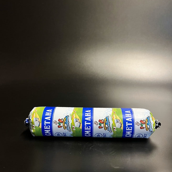 Сметана м.д.ж 20 % 180г пленка Куб.Мол.