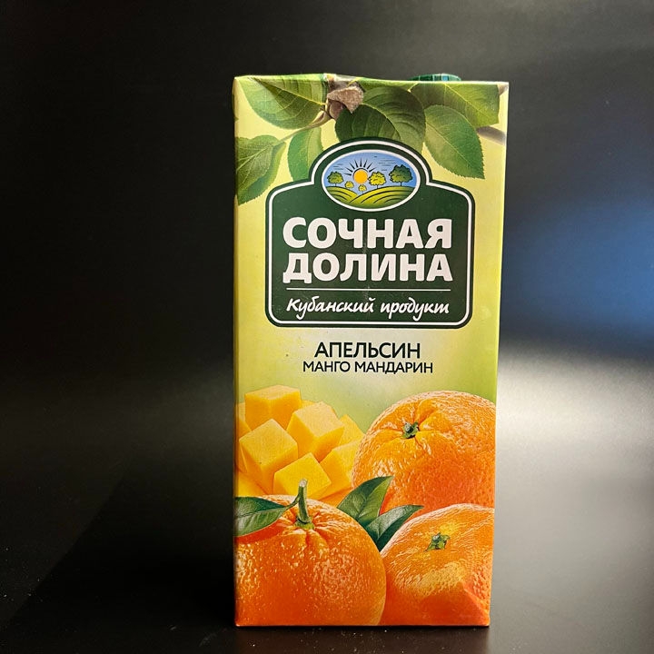 Напиток сокосод. Сочная долина 0,95л. апельсин/ман