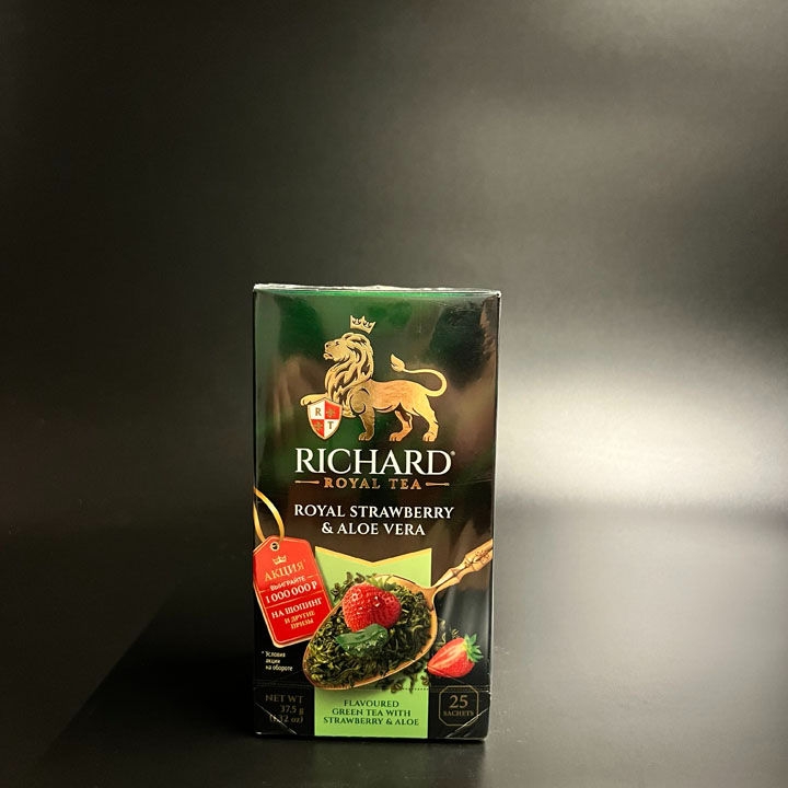 Чай Ричард Роял зеленый 25 пак. клубн., алоэ вера