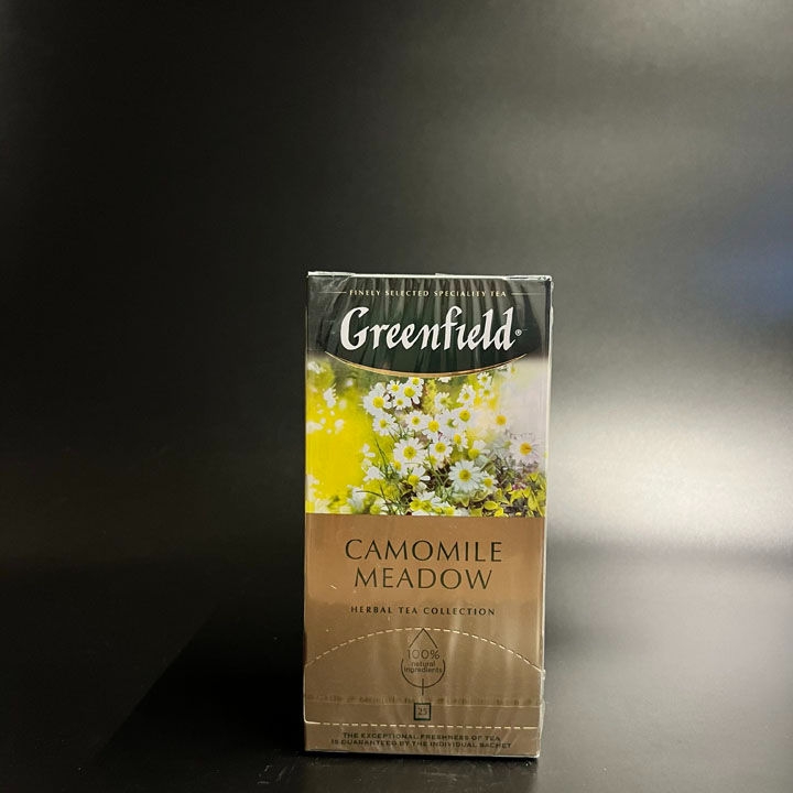 Чай Гринфилд Камамоил мед. мел.Ромашка (25 пак)
