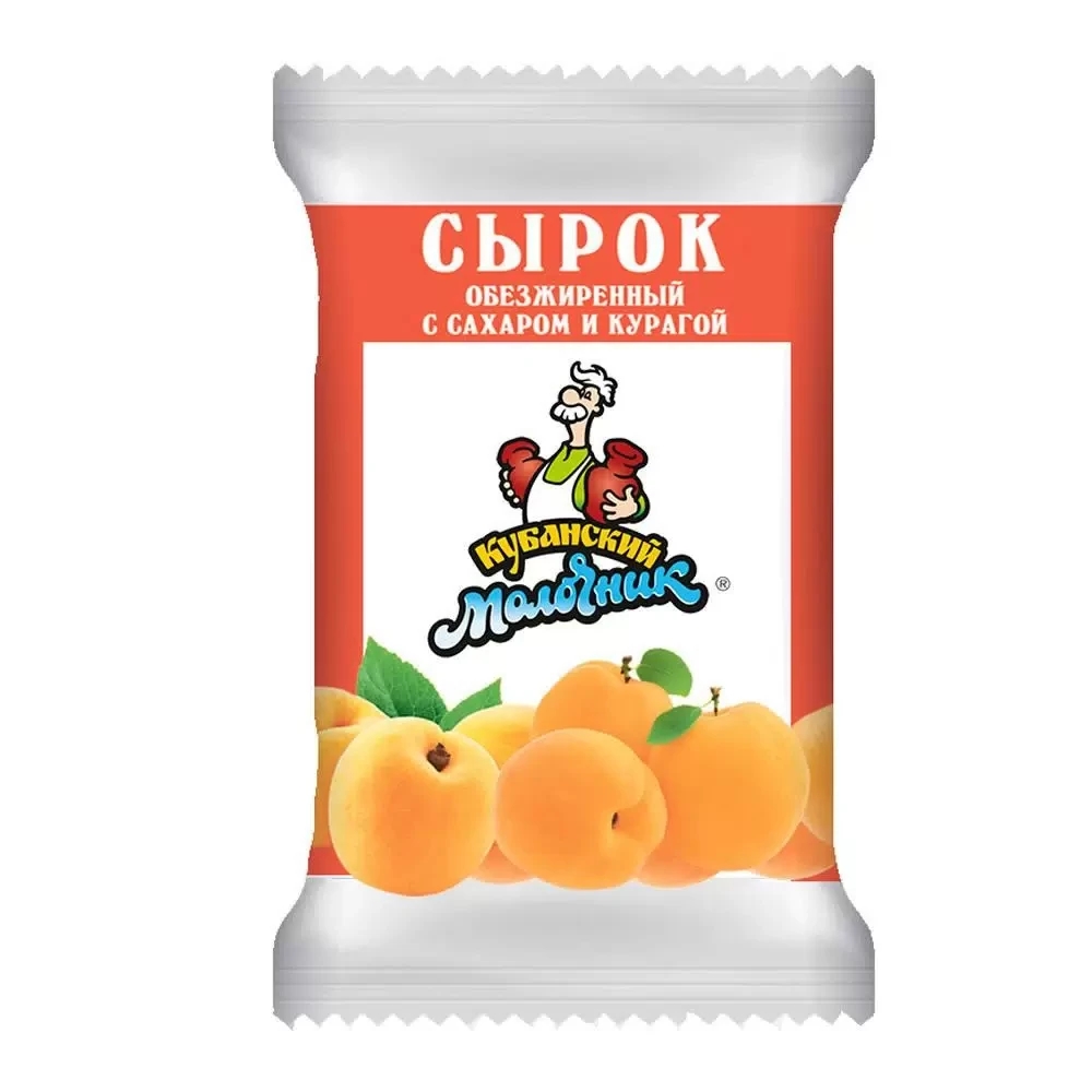 Сырок творожный обезж.с сах.и кур.пер.100г.Куб.мол