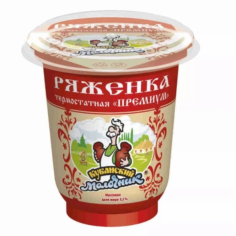 Продукт к/м Премиум Ряженка 3,2% стакан. 260г.Куб.
