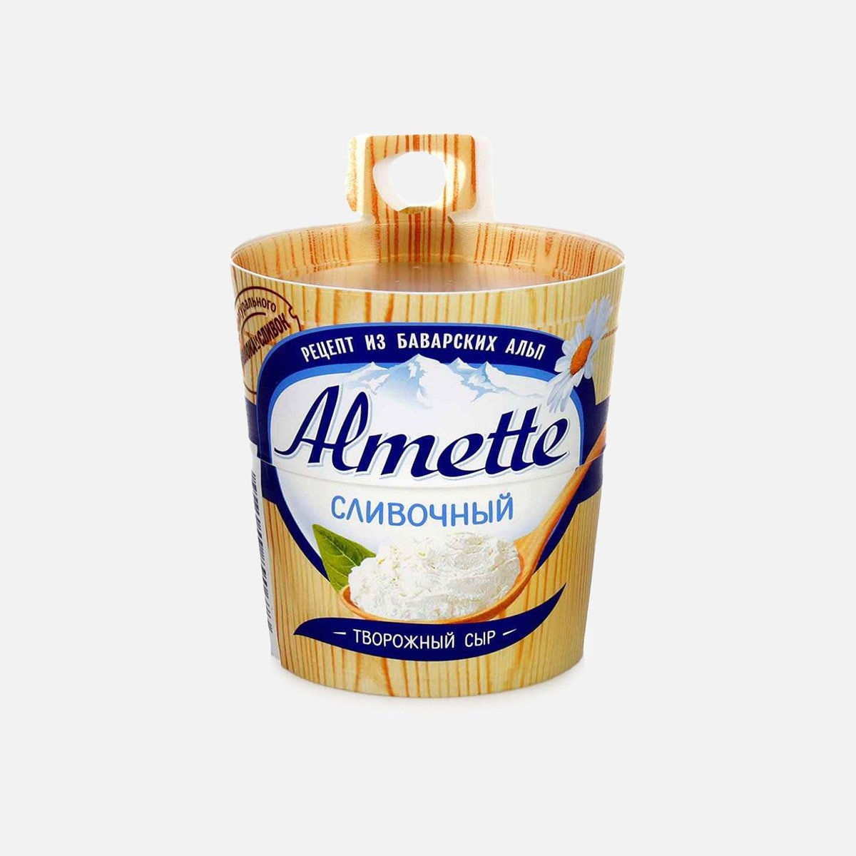 Сыр Альметте творожный 150г сливочный 60%