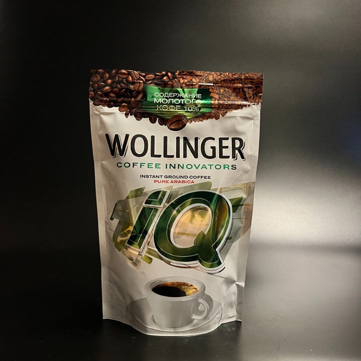 Кофе Wollinger IQ сублимир.с доб.молотого м/у 190г