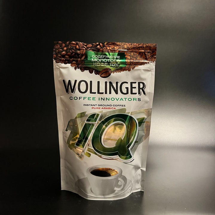 Кофе Wollinger IQ сублимир.с доб.молотого м/у 75г