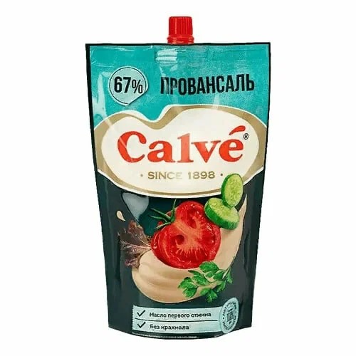 Майонез Кальве провансаль 67% 700г. д/п