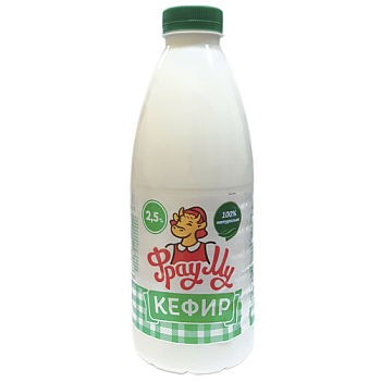 Кефир 2,5% 0,9л. ПЭТ Фрау Му