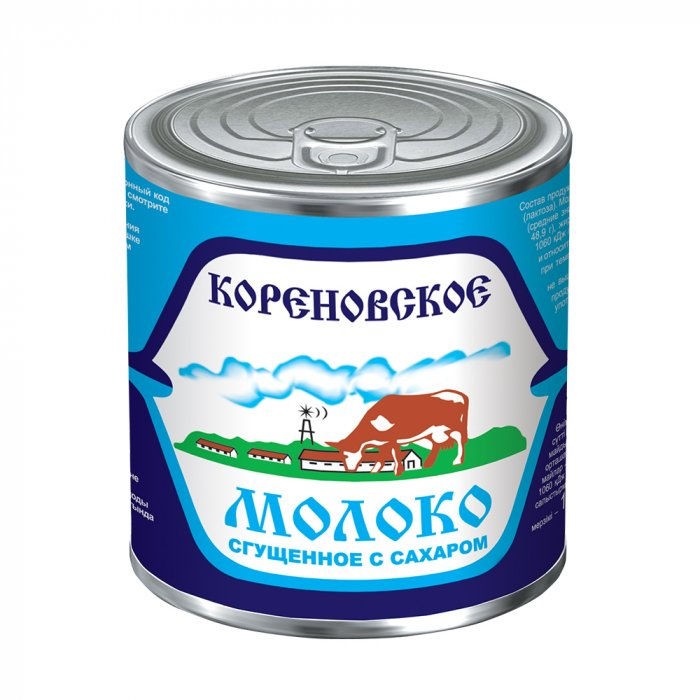 Молоко сгущ. с сахаром 0,2% 370г.7АКоренов